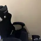 كرسي قيمنق مخمل اسود