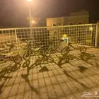 4سياكل لعمر3الى8ب اربع الوان احمر وردي اخضر برتقالي