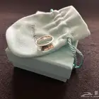 خاتم فضة من شركة تيفني اصلي Tiffany Co دبلة