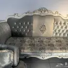 طقم جلوس كامل مع 3 ترابيز للبيع