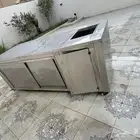 طاولة استيل