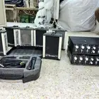 مكبرات صوت للبيع مع سماعات ومايك استخدام نضيف