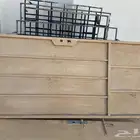 أبواب حديد مع الحلوق