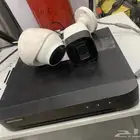 جهاز كمرات 8 ميجا اربع قنوات مع كاميرا داخلية وكمرا خارجية