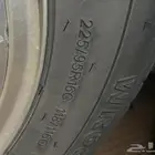 4 كفرات و 4 جنوط شنبر الكفرات شياهين 225 على 95