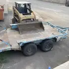 عربة سحب بوبكات أربعه كفرات من الحديد الأول الثقيل