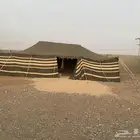 للبيع بيت شعر وخزان مع مغاسل ودورة مياة