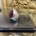 خاتم فضه راهي عقيق يماني كبدي