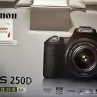 للبيع مستعجل كاميرا كانون D250 نظيفة جد ا
