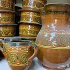 تحف فخاريه طقم وكاسات تجنن للتقديم علب هديه