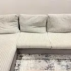 كنب حرف L سبعه أشخاص من اشلي