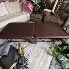 سرير يتطبق بكفرات بحالة جديده
