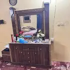 غرفة نوم كاملة للبيع بحالة ممتازة   استخدام خفيف