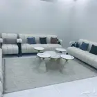 كنب جديد لم يستخدم مع الفرشه والطاوله على السوم