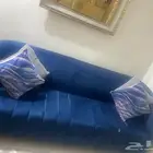 كنب جلوس مكون من ثلاثيه وثنائي 2فردي مع الستاره
