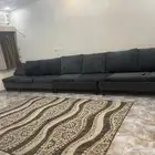 كنب حرف Lنظيف جدا وشبه جديد سبب البيع النقل من المنطقة حدي