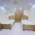غرفة نوم مفردة سريرين 6 قطع