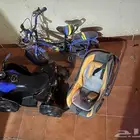 دراجة هوائية للاطفال دباب كهربائي للأطفال وكرسي اطفال