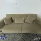 خمس كنبات كبار و ثنتين صغار مع ستاره ومع طاولات فرن غساله