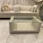 طاولة قهوه مع طاولات خدمه