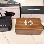 ساعة إلكترونيه وسماعه بلوتوث