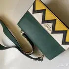 شنطه ماركة برادا اصلي لون اخضر