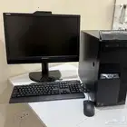 كمبيوتر مكتبى معالج i7 مع شاشة ب كاميرا وسماعات ب850 ريال