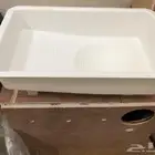بياضات جديده مع صحن بلاستيك