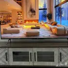 طاولةكبيره مع 4 خدمه  طاولة تلفزيون