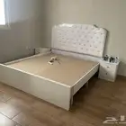 غرفة نوم نظيفة حتى كيس السرير عليه مع الكنب للصامل فقط 1200