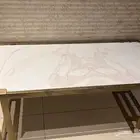 طاولة قهوه مع 4 طاولات خدمة