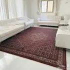 سجاد إيراني أصلي قديم ونادر   صوف طبيعي   حجم كبير جدا