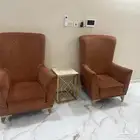 كنب للبيع كامل حرف L مع كرسيين