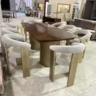 طاولات مجالس و طعام من انواع خامات الخشب المتاحة