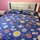 double bed with mattress and 2 x drawers