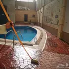 معلم صبة مروحة صبة مطبوعة أرضيات الايبوكسي