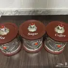 منظمات علب شاي وقهوه وسكر