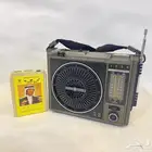 مسجل كاترج مع راديو قديم