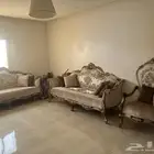 كنب اثنين كرسي فردي وثلاثه كبار مع ستاره و2 طاوله