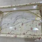 سرير اطفال ارضي مع ناموسية