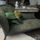 كنب شيزلونق اخضر خشب امريكي