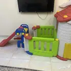 بيت العاب مع زحليقه اطفال للبيع كامل 250 لايجي الا الصامل