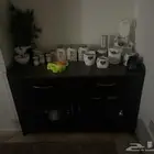 دولاب كافي مع ارفف