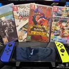 nintendo switch oled ننتيندو سويتش اوليد مع العاب