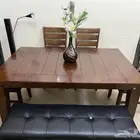 طاولة طعام من هوم سنتر 6اشخاص
