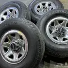 جنوط ديازل اصلي مع كفرات شاهين مقاس 17 جمس سيرا