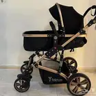 عربة أطفال مع كرسى سيارة