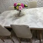 كاويه بخاريه وطاوله طعام