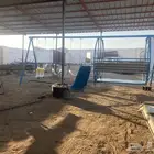 مرجيحه كبيره مع زحليقه تفصيل جديد للبيع