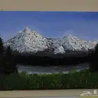 لوحة رسم كبيره 90x60 رسم مناظر